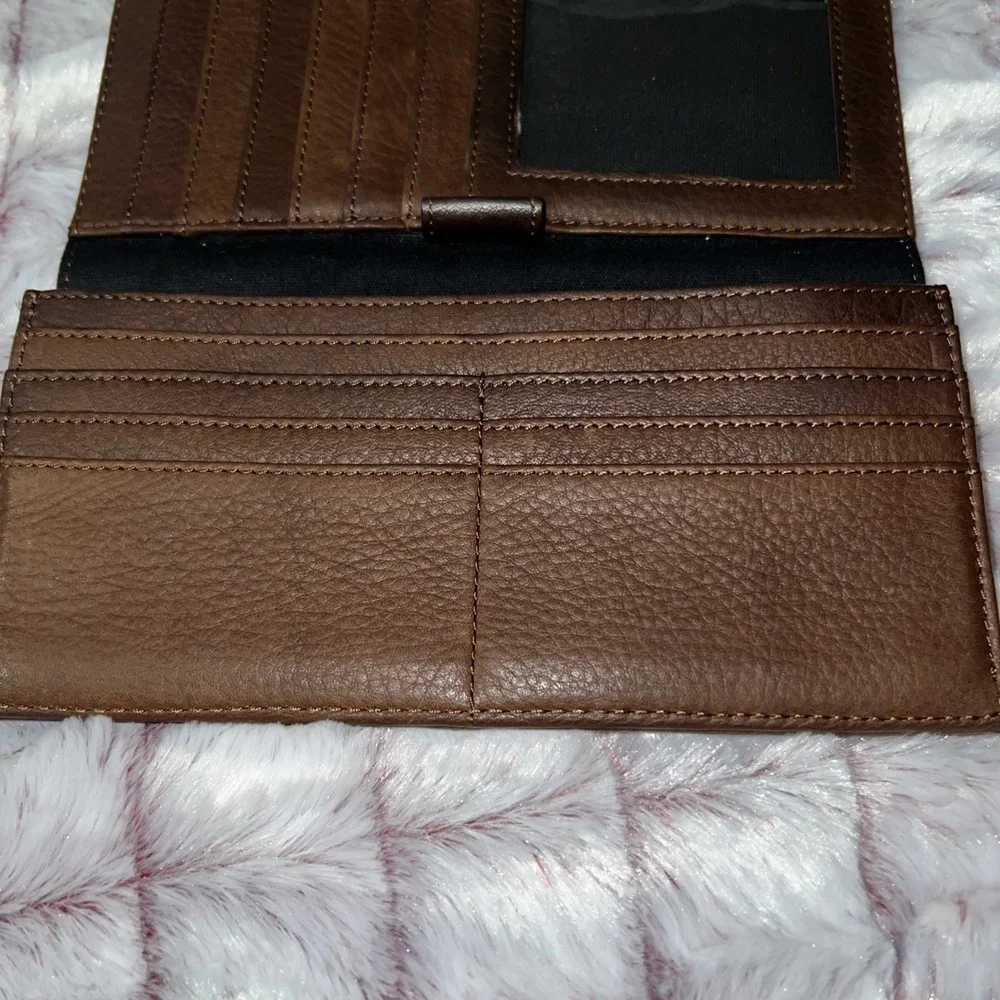 HAYDEN HARNETT BROWN CLUTCH WALLET‎ RN#137646